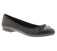 Marco Tozzi Milana Women's Black Ballerina Shoes, Size: 6.5