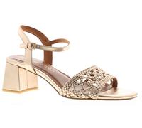 MARCO TOZZI Women's Sandale mit Absatz 2-28382-44 Heeled, Metallic, 6 UK