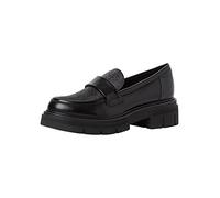 MARCO TOZZI Women' 2-2-84702-29 Slipper Loafer Flat, Black Brush Cb, 6 UK