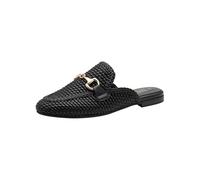 MARCO TOZZI Women House Shoe Clog Stylish, Black (Black), 8.5 UK