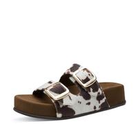 Marco Tozzi Women Mule Textile Soft Feel Me Footbed Soft Lining Fashionable, Beige (Cow), 7.5 UK