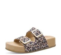 Marco Tozzi Women Mule Textile Soft Feel Me Footbed Soft Lining Fashionable, Beige (Leo Dune), 7 UK