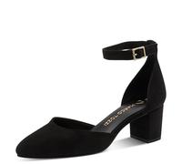 MARCO TOZZI Women Pumps Soft Feel Me Footbed Soft Lining Pointed, Black (Black), 5.5 UK