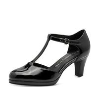 MARCO TOZZI Women Pumps Soft Feel Me Footbed Soft Lining Versatile, Black (Black Patent), 7 UK