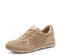 MARCO TOZZI Women’s Sneaker Soft Feel Me Removable Footbed Soft Lining Stylish, Beige (Biscuit Comb), 4.5 UK