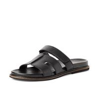 Marco Tozzi Women Sandal Footbed Leather Timeless, Black (Black UNI), 4 UK
