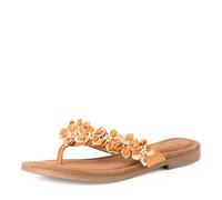 Marco Tozzi Women Sandal Soft Feel Me Footbed Leather Modern, Orange (Orange Comb), 5.5 UK