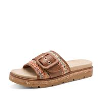 Marco Tozzi Women Sandal Soft Feel Me Footbed Soft Lining Summer, Beige (Nature Multi), 8.5 UK