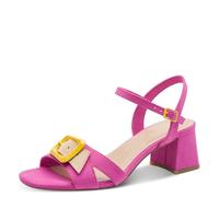 MARCO TOZZI Women Sandal soft Feel Me footbed soft lining Summer, pink (FUXIA COMB), 7 UK
