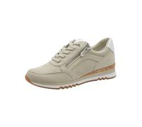 MARCO TOZZI Women Sneakers Soft Feel Me Removable Footbed Soft Lining Vegan Modern, Green (Matcha Comb), 4.5 UK