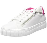 MARCO TOZZI Women's 2-2-23764-20 Sneaker, White/Pink, 4 UK