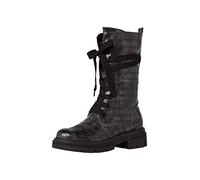 Marco Tozzi Women's 2-2-25210-25 Schnürboot Mid Calf Boot, DK.Grey Croco, 6 UK