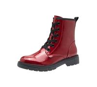 MARCO TOZZI Women's 2-2-25282-29 Lace-Up Boots, Dk Red Pat, 7 UK