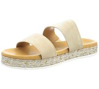 MARCO TOZZI Women's 2-2-27135-26 Suede Mule Loafer, Nude, 7.5 UK