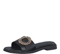 Marco Tozzi Women's 2-2-27153-20 Leather Mules, Black Gold, 6.5 UK