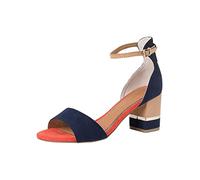 MARCO TOZZI Women's 2-28303-42 Heeled Sandal, Navy Comb 2023, 6 UK