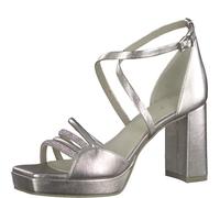 MARCO TOZZI Women's 2-2-28356-30 Heeled Sandals, Platinum Comb, 5.5 UK