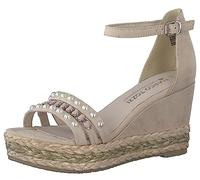 MARCO TOZZI Women's 2-2-88303-20 Wedge Sandals, Powder Pink, 8.5 UK