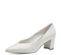 MARCO TOZZI Women's 2-22419-41 Pumps, Ivory Patent, 5.5