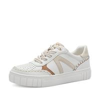 MARCO TOZZI Women's 2-23703-44 Trainers, White/Dune, 37 EU, White Dune, 5 UK
