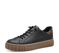 MARCO TOZZI Women's 2-23717-41 Sneaker, Black Leo, 6.5 UK
