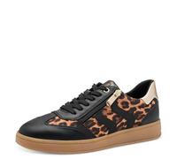 MARCO TOZZI Women's 2-23739-44 Sneaker, Black Leo, 6.5 UK