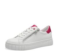 MARCO TOZZI Women's 2-23764-41 Sneaker, White Pink, 5