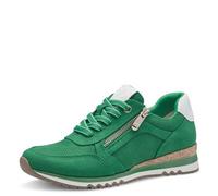 MARCO TOZZI Women's 2-23781-41 Sneaker, Leaf Green Com, 8