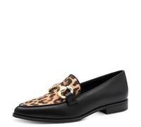 MARCO TOZZI Women's 2-24216-45 Slippers, Black/Leo, 37 EU, Black Leo, 5 UK
