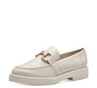 MARCO TOZZI Women's 2-24301-42 Loafers, Cream, 6.5