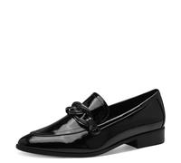 MARCO TOZZI Women's 2-24310-42 Loafers, Black Patent, 5