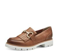 MARCO TOZZI Women's 2-24703-42 Loafers, Cognac, 5.5