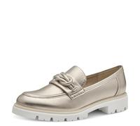 MARCO TOZZI Women's 2-24704-42 Loafers, Platinum, 5