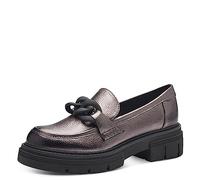 MARCO TOZZI Women's 2-24705-41 Slipper, Pewter, 5