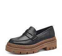 MARCO TOZZI Women's 2-24707-41 Slipper, Black/Nature, 6.5