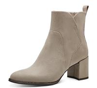 MARCO TOZZI Women's 2-25095-41 Boot Heel, Taupe, 6.5