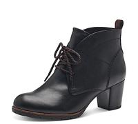 MARCO TOZZI Women's 2-25109-41 Lace Boot Heel, Black Comb, 7.5