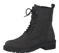 MARCO TOZZI Women's 2-25201-41 Lace Boot Flat, Anthracite N.C, 6.5