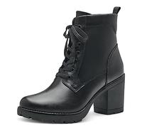 MARCO TOZZI Women's 2-25204-41 Lace Boot Heel, Black, 5