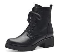 Marco Tozzi Dono Lace Black Womens Biker Boots 25262-41-001 in a Plain in Size 38