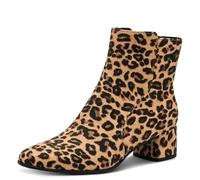 MARCO TOZZI Women's 2-25302-45 Ankle Boots, Leo Beige, 4 UK