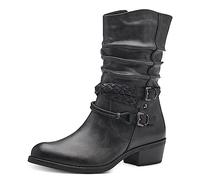 MARCO TOZZI Women's 2-25316-41 Boot Heel, Anthracite Com, 3.5