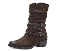 MARCO TOZZI Women's 2-25316-41 Boot Heel, Cafe Comb, 5