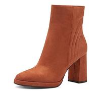 MARCO TOZZI Women's 2-25337-41 Boot Heel, Rust, 7.5