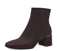 MARCO TOZZI Women's 2-25388-41 Boot Heel, Mocca, 6.5