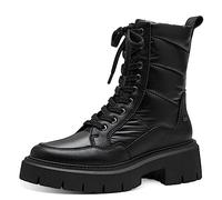 MARCO TOZZI Women's 2-26264-41 Warmlined Lace Boot, Black Met.Comb, 6.5