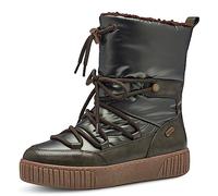 MARCO TOZZI Women's 2-26298-41 Warmlined Lace Boot, Khaki Metallic, 4