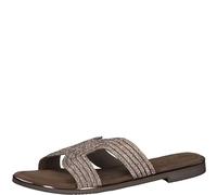 MARCO TOZZI Women's 2-27126-42 Mule, Metallic Rose, 4