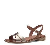 MARCO TOZZI Women's 2-28123-42 Heeled Sandal, Rose Met Comb, 6.5