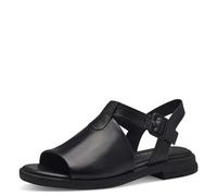 MARCO TOZZI Women's 2-28164-42 Heeled Sandal, Black, 4